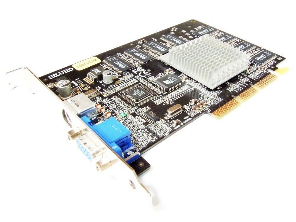 Grafische kaart nVidia GeForce2 MX400 64MB SDR AGP 4x VGA S-VIDEO NV11 Board ABIT SILURO